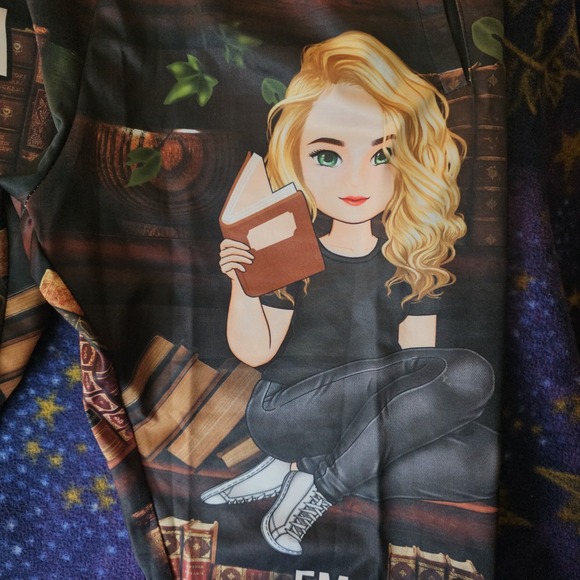 Just A Girl Who Loves Books Joggers Emily Personalized Sweatpants Women's - Picture 8 of 12